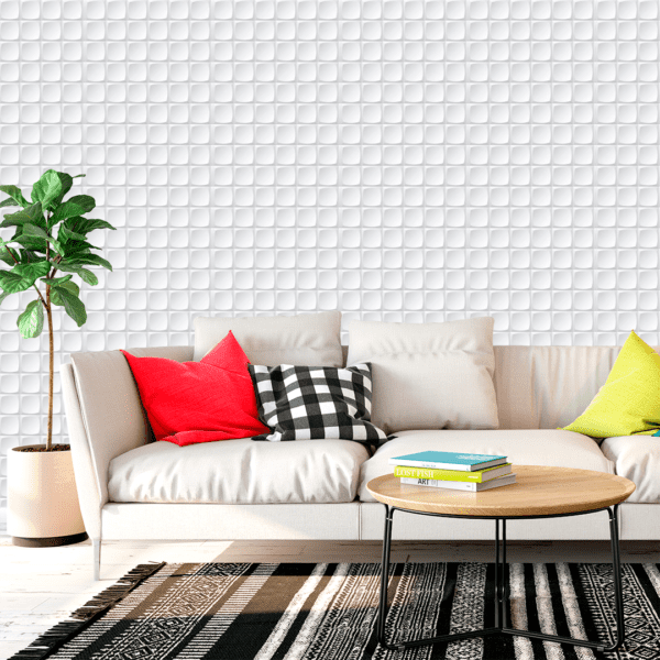 Adesivo 3D Textura de Losangos Empilhados