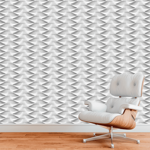 Adesivo 3D Textura de Faixas Onduladas - Image 3