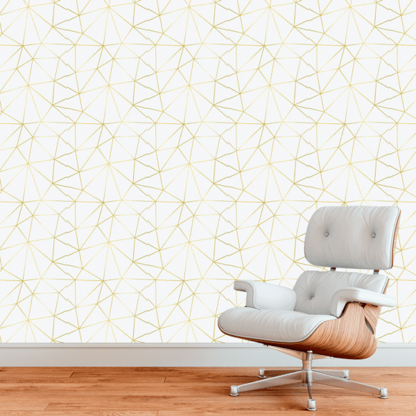 Adesivo Zazz Linha Fina Dourada Fundo  Branco - Image 3