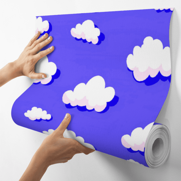 Adesivo Baby Nuvens com Fundo Roxo - Image 4