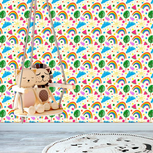 Adesivo Baby Desenhos Arco-íris - Image 2