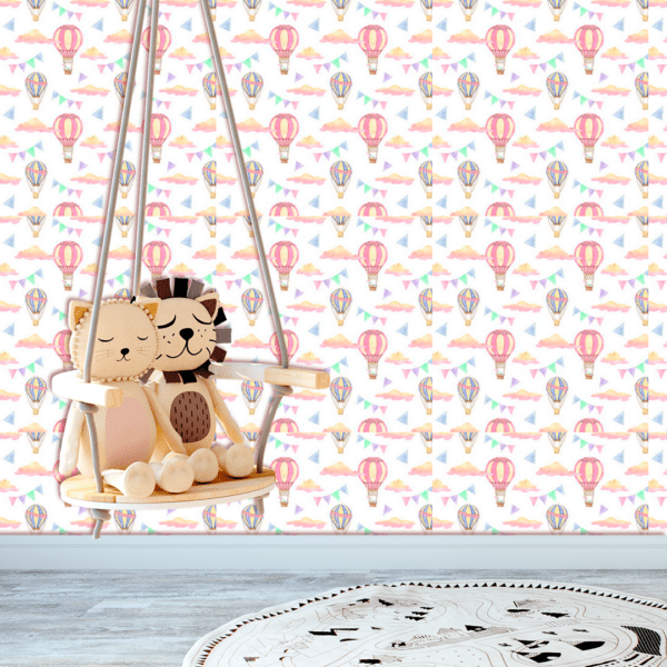 Adesivo Baby Balões Fundo Branco - Image 2