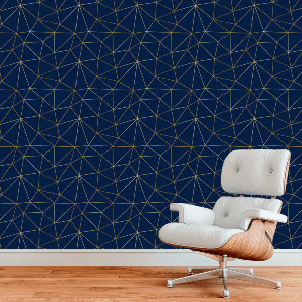 Adesivo Zazz Linha Fina Dourada Fundo Azul Escuro - Image 3