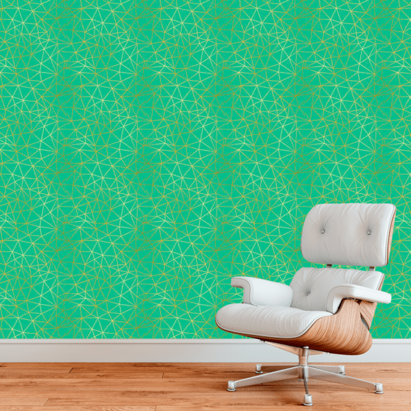 Adesivo Zazz Linha Espandido Dourada Fundo Verde Menta - Image 3