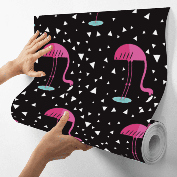 Adesivo Casual Top Flamingo Rosa e Preto - Image 4