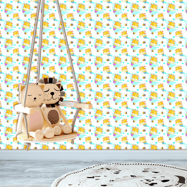 Adesivo Baby Desenho de Girafa e Abelha - Image 2