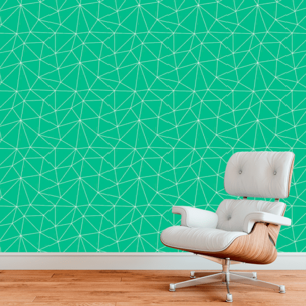Adesivo Zazz Linha Fina Branca Fundo Verde - Image 2