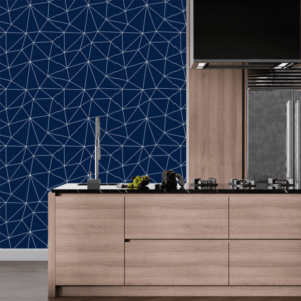 Adesivo Zazz Linha Fina Branca Fundo Azul Escuro - Image 2