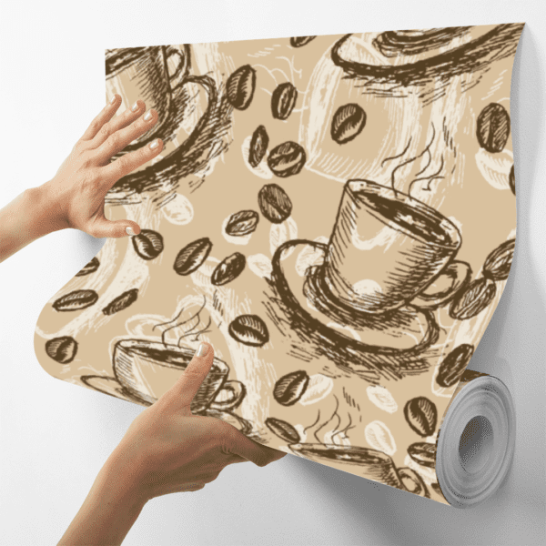 Adesivo Casual Top Coffee Marrom e Bege - Image 4