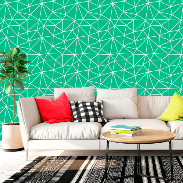 Adesivo Zazz Linha GRossa Branca Fundo Verde - Image 3
