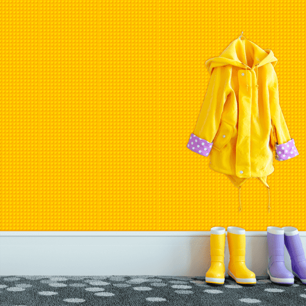 Adesivo Baby Estampa de Blocos de Construção Amarelo - Image 3