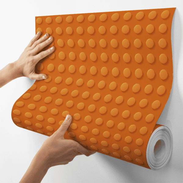 Adesivo Baby Estampa de Blocos de Construção Laranja - Image 4