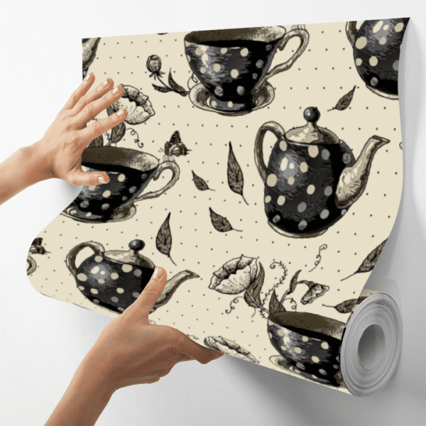 Adesivo Casual Top Coffee Preto e Bege - Image 4