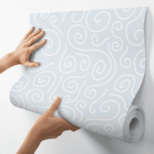 Adesivo Baby Pantone Linhas Caracol Azul - Image 4