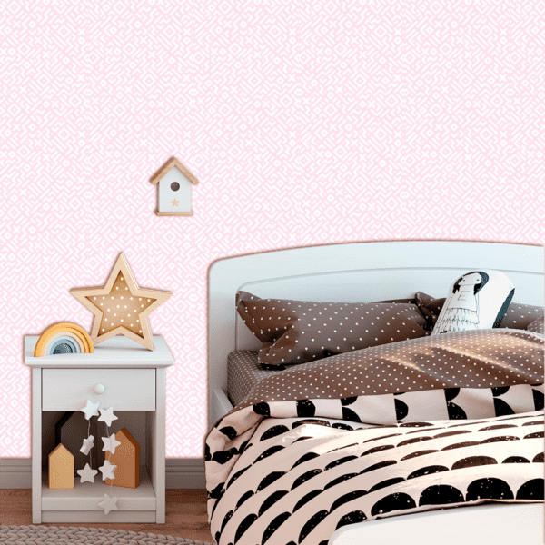 Adesivo Baby Pantone Linhas Curtas Rosa