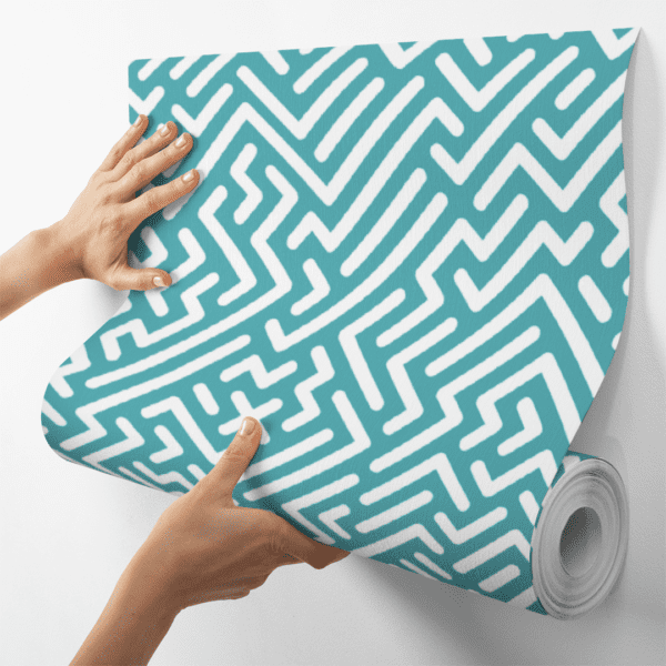 Adesivo Baby Linhas Longas Fundo Azul Pastel - Image 4