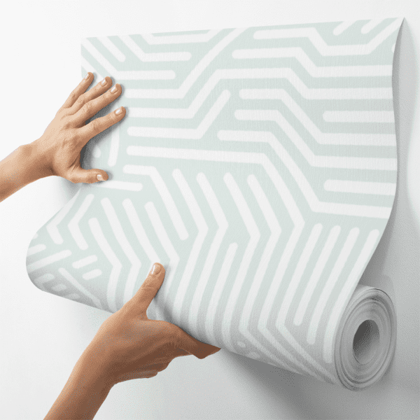 Adesivo Baby Pantone Linhas Longa Verde Pastel - Image 4