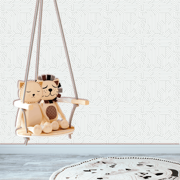 Adesivo Baby Pantone Linhas Longa Cinza - Image 2