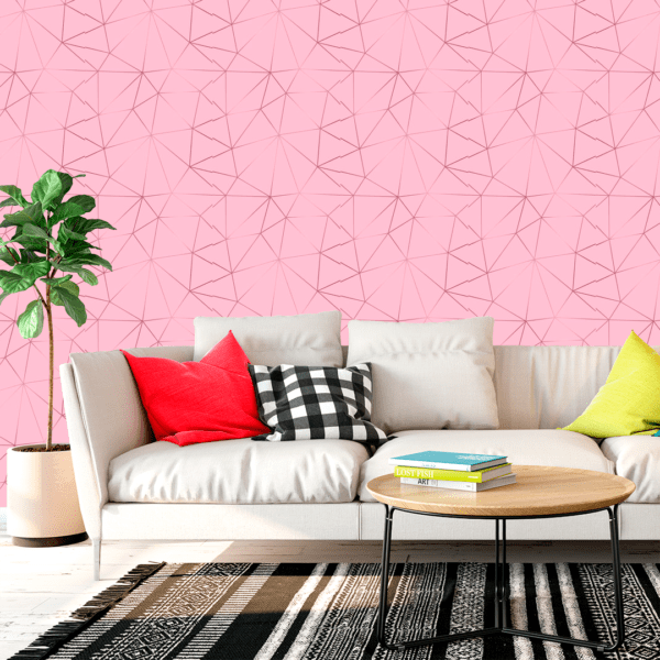 Adesivo Zazz Linha Fina Rosê Fundo Rosa Pastel - Image 3