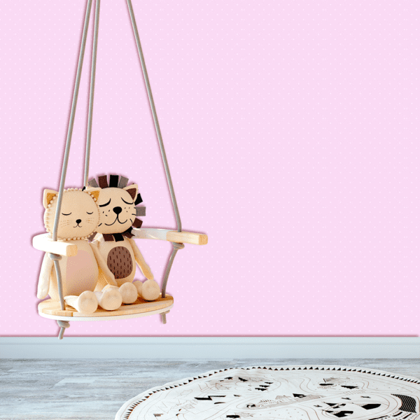 Adesivo Baby Pantone Poá Espaçado Lilás
