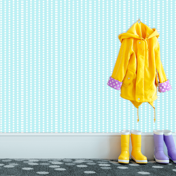 Adesivo Baby Pantone Poá Alinhado Vertical  Azul - Image 3