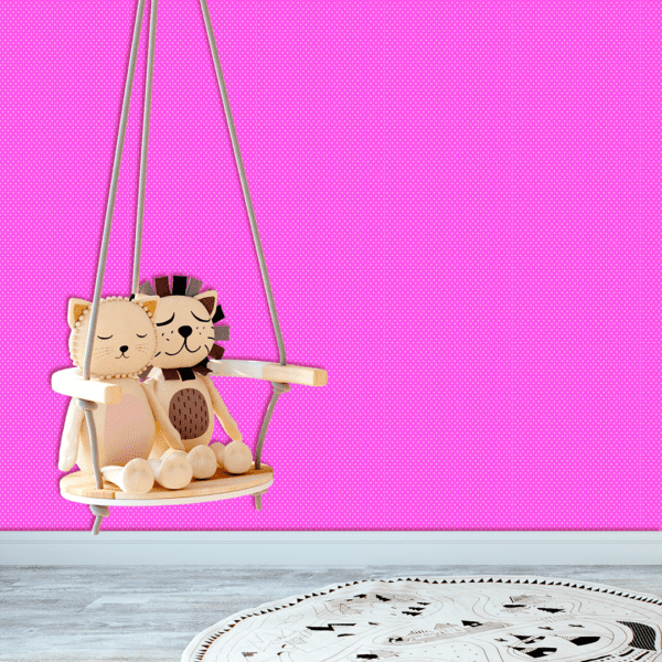 Adesivo Baby Poá Pequeno Fundo Rosa - Image 2