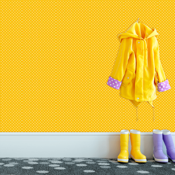 Adesivo Baby Poá Padrão Fundo Amarelo - Image 3