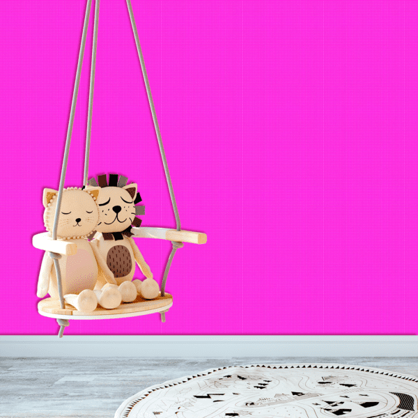 Adesivo Baby Poá Mini Fundo Rosa Escuro - Image 2