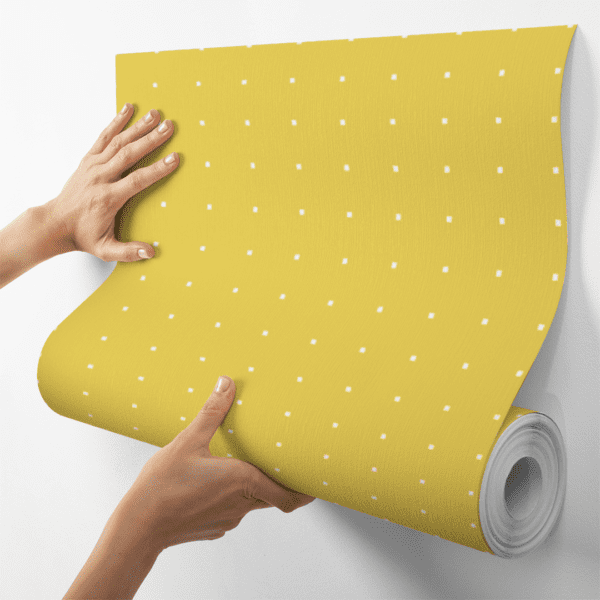 Adesivo Baby Pontos Geométricos Fundo Amarelo - Image 4