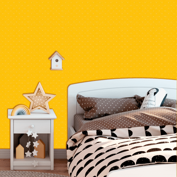 Adesivo Baby Pontos Geométricos Duplo Fundo Amarelo - Image 3