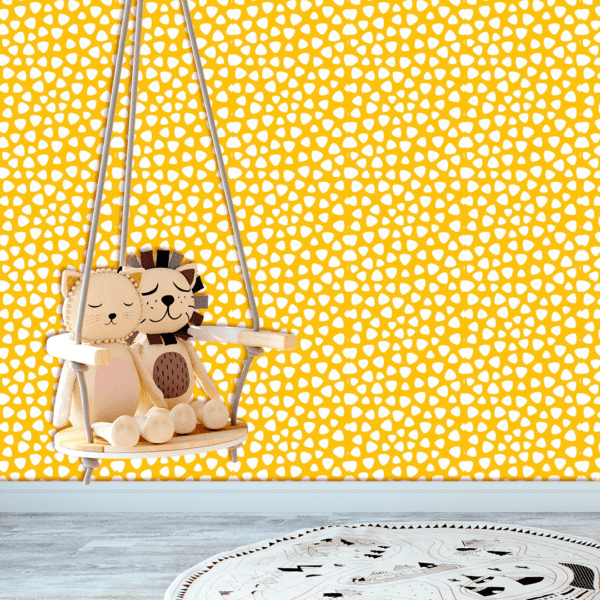 Adesivo Baby Triangulo Contorno Médio Fundo Amarelo - Image 2