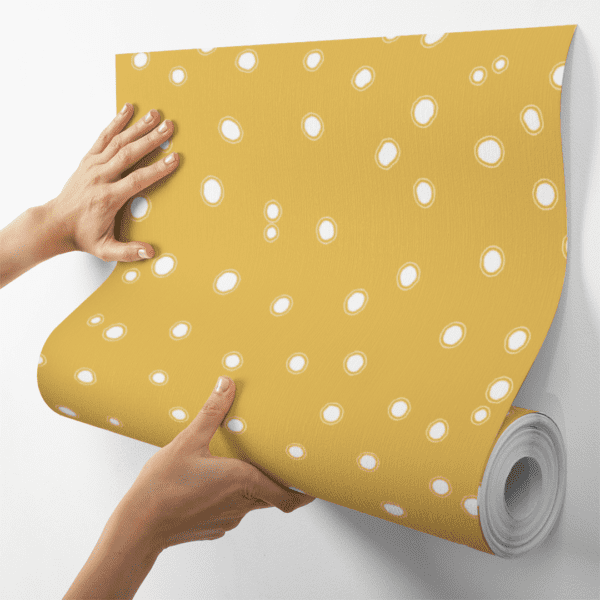 Adesivo Baby Elipse Fundo Amarelo Pastel - Image 4