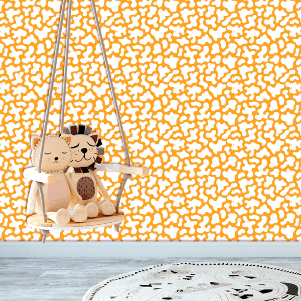 Adesivo Baby Orgânica Fundo Amarelo Pastel