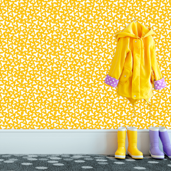 Adesivo Baby Orgânica Fundo Amarelo