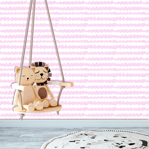 Adesivo Baby Pantone Linhas Onduladas Lilás - Image 2