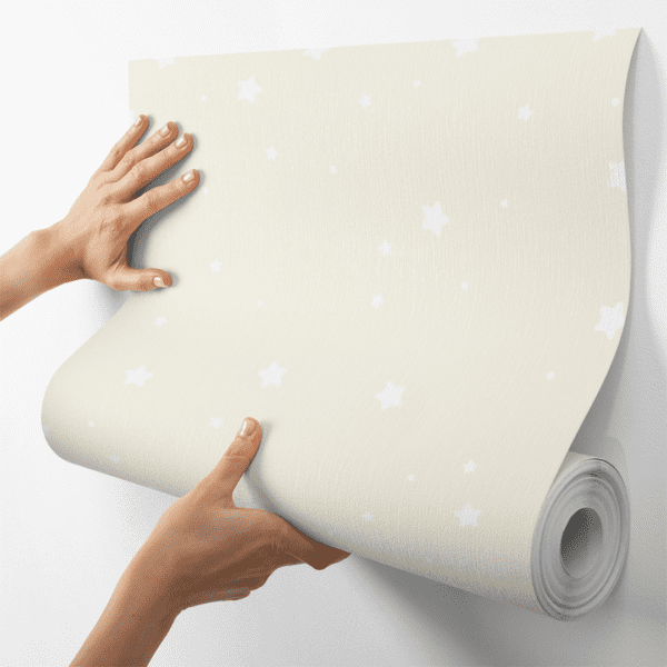 Adesivo Baby Pantone Estrelas Beje