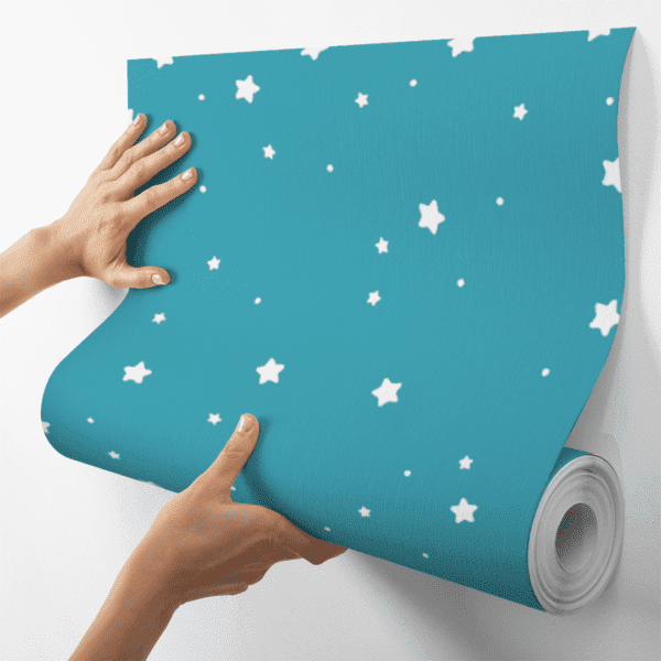 Adesivo Baby Estampa Estrelas Fundo Azul - Image 4