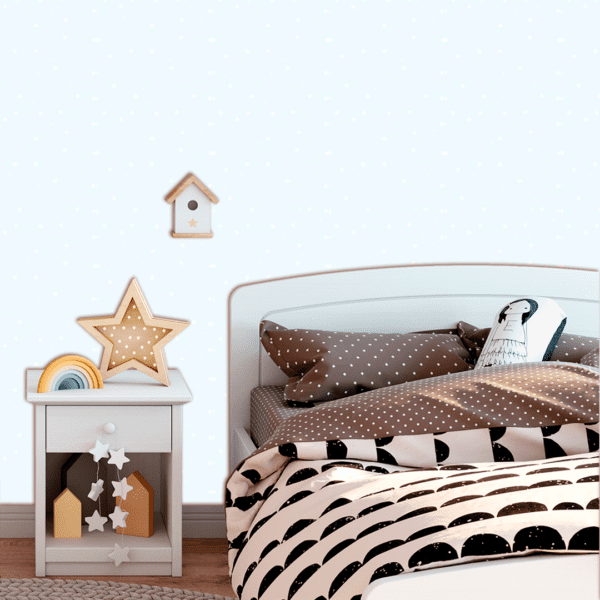 Adesivo Baby Pantone Estrelas Azul Claro - Image 2