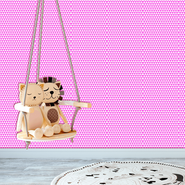 Adesivo Baby Triângulo Fundo Rosa - Image 2