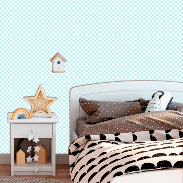 Adesivo Baby Pantone Xadrez Azul