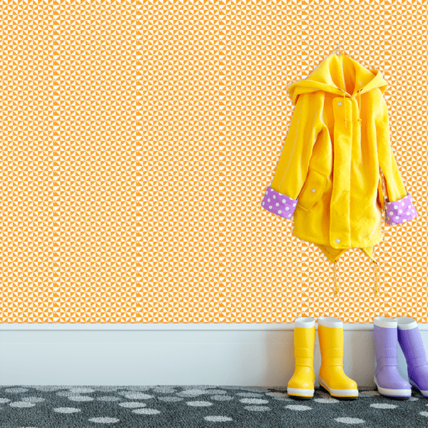Adesivo Baby Pirâmide Fundo Amarelo Pastel - Image 3