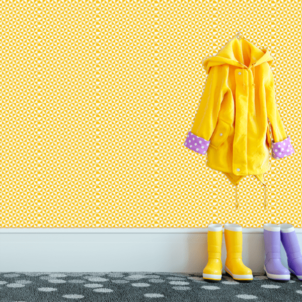 Adesivo Baby Pirâmide Fundo Amarelo