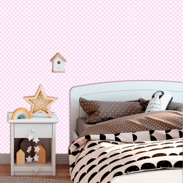 Adesivo Baby Pantone Flor Geométrica Lilás - Image 3