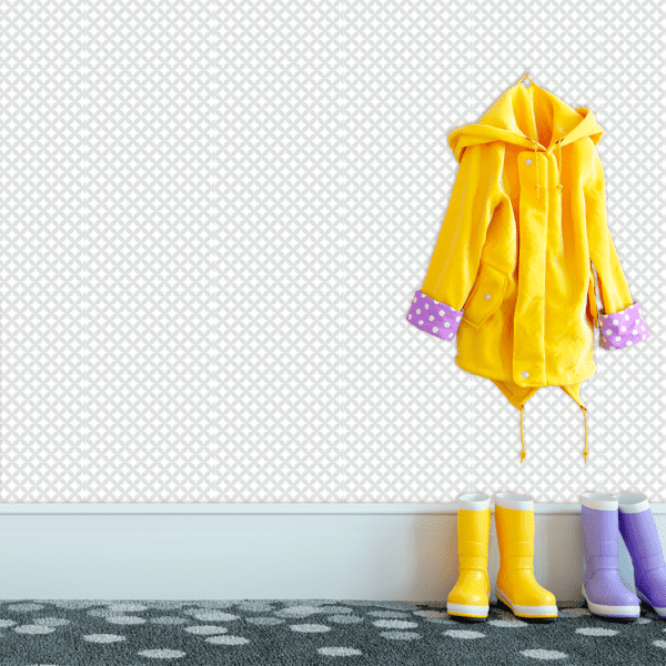 Adesivo Baby Pantone Flor Geométrica Cinza - Image 3