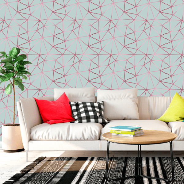 Adesivo Zazz Linha Grossa Rosê Fundo Lilás Pastel