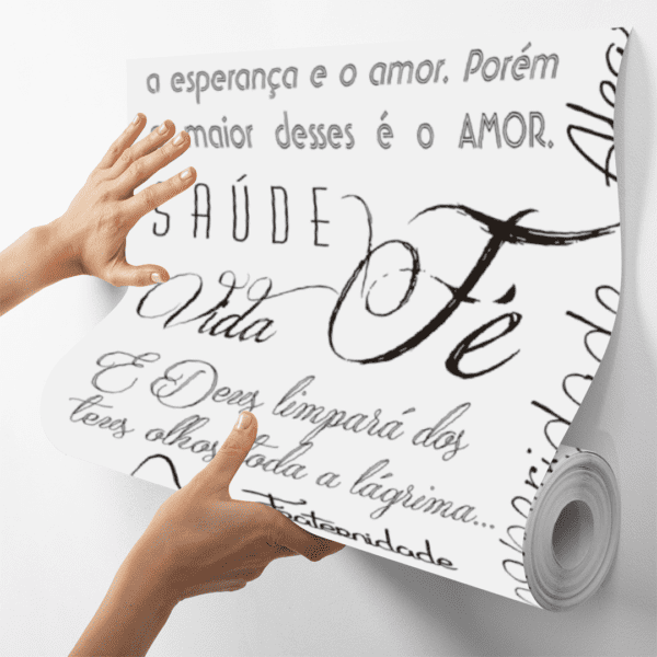 Adesivo Casual Top Letras Preto e Branco - Image 4