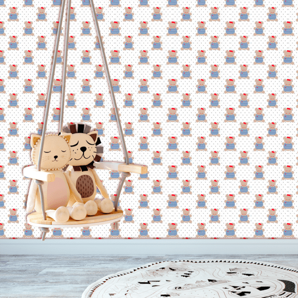 Adesivo Baby Listras Náuticas com Âncoras e Estrelas - Image 2