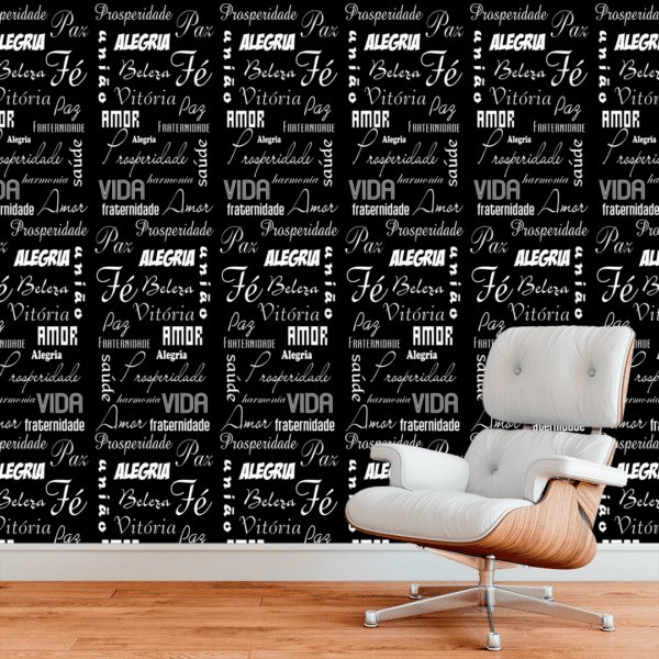 Adesivo Casual Top Letras Branco e Preto - Image 3