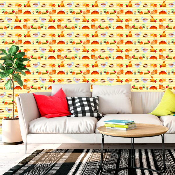 Adesivo Casual Top Food Monocromático Laranja