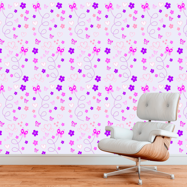 Adesivo Casual Top Pintura Roxo Lilás e Rosa - Image 3